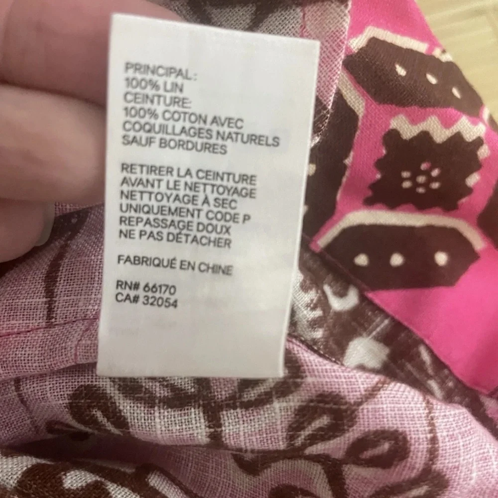 Zimmermann Lulu Pink and Brown Geometric Mini Dress - Picture 12 of 16